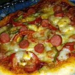 A picture of Sausage Pizza.