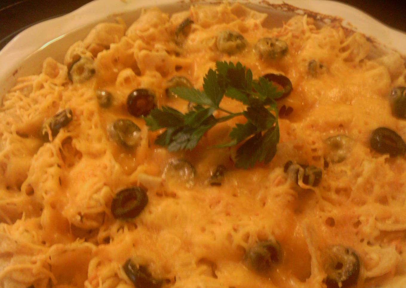 sunshine's crunchy enchiladas dish