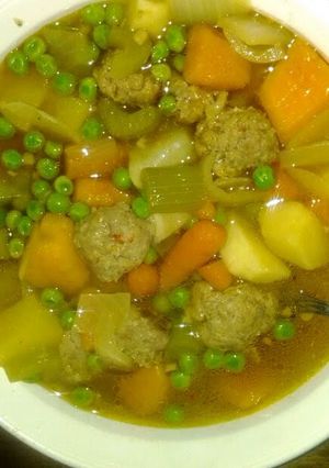 A picture of Hawaiian Wedding Soup.
