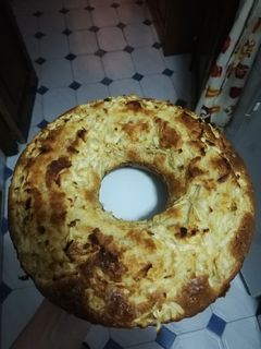 صورة لوصفة كيكة التفاح