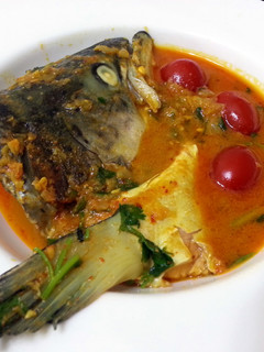 A picture of Salmon Yogurt Curry.