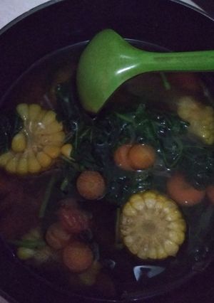 Foto resep Bayam Jagung