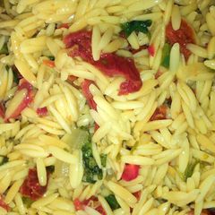 Savory Orzo Salad A picture of Savory Orzo Salad.