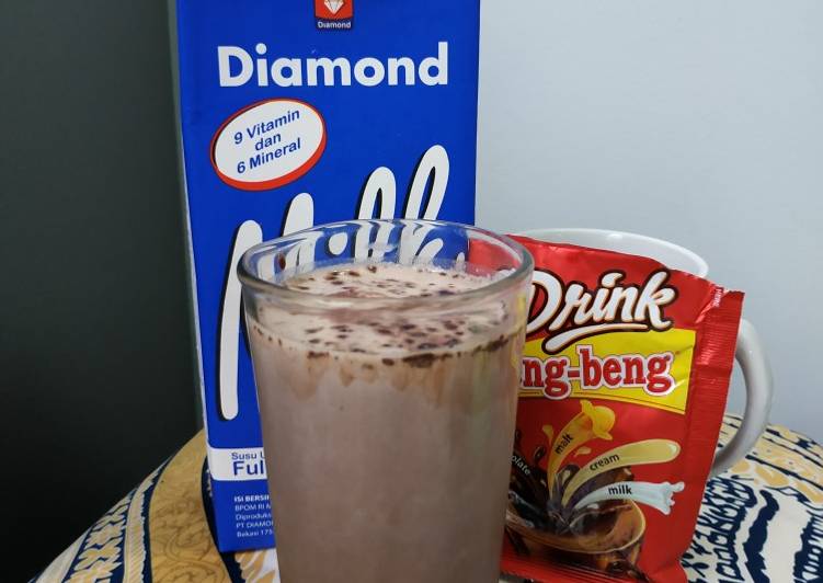 Milky chocolate drink