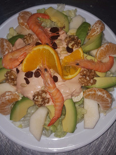 Una foto de Ensalada tropical