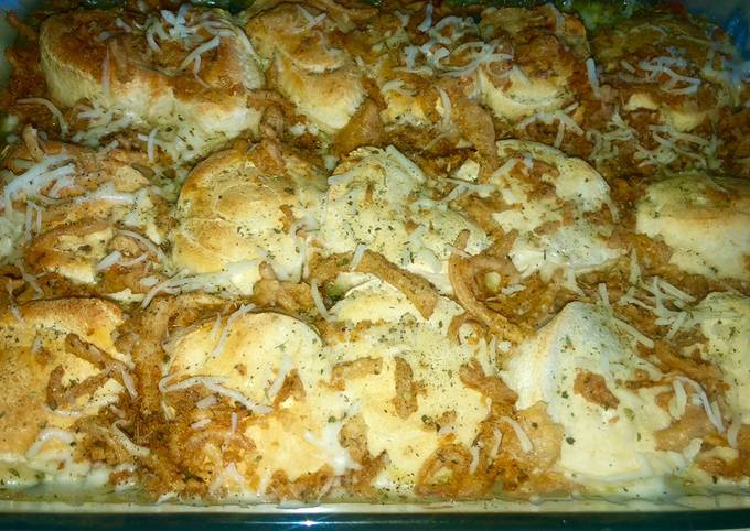 How to Make Homemade EASY chicken &amp; biscuits casserole