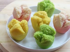 Foto resep Kue Mangkok Mekar / Apem Tepung Beras