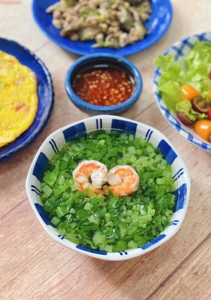 Hình của món Canh Cải Nấu Tôm.