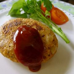 A picture of Vegan Soy Meat Herb Hamburger.