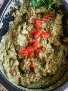 A picture of Table side Guacamole.