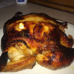 A picture of Sweet and Caramelized Roast Chicken.