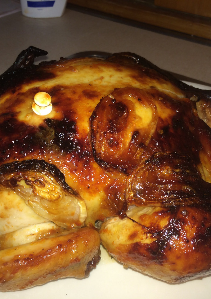 A picture of Sweet and Caramelized Roast Chicken.