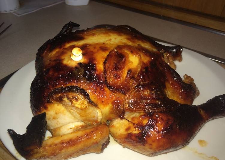 Sweet and Caramelized Roast Chicken