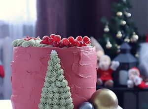 Foto resep Matcha Cherry Cake😋👍