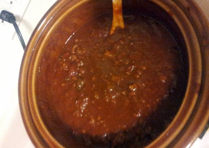 Recipe of Favorite Slow Cooked Chili.!!!!