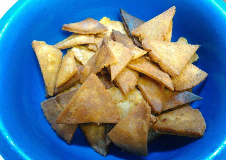 Recipe of Homemade Masa chips / masa tortilla