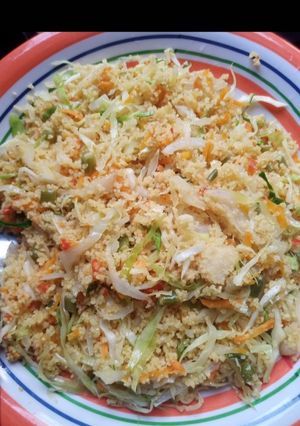 A picture of Vegetable couscous.