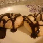 Semi Donuts with chocolate gravy!!