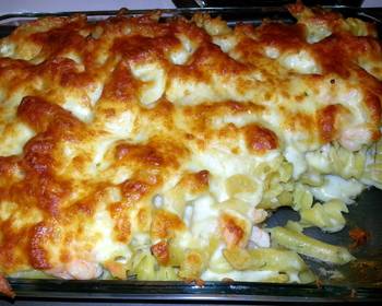 How To Make Recipe Baked cheese seafood alfredo Practical Delicious
