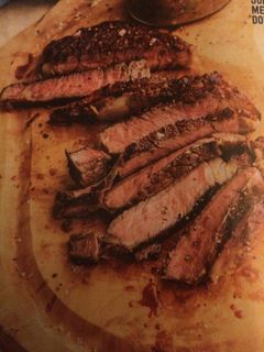 A picture of Grilled Rib-Eye Steaks With Mouth-on-fire Salsa.