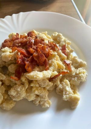 Hamis juhtúrós sztrapacska 🐑 recept fotója