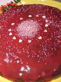 Gâteau chocolat aux framboise. Pastel de chocolate a las frambuesas