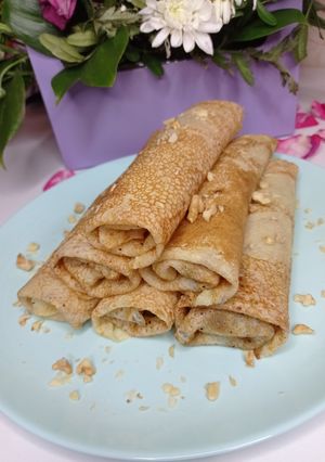 Фото Блины с маковой начинкой.