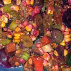 A picture of Spicy rainbow salad.