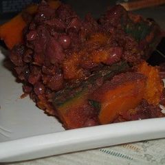Simmered Adzuki Beans & Kabocha Squash A picture of Simmered Adzuki Beans & Kabocha Squash.