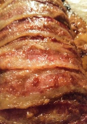 A picture of Bacon Wrapped BBQ Meatloaf.