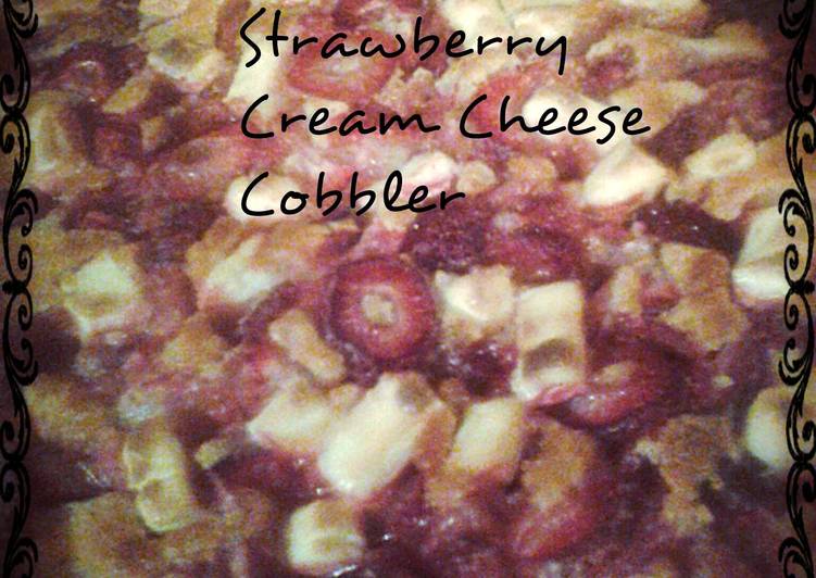 How to Make Speedy Strawberry Cream Cheese Cobbler
