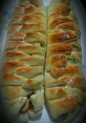 A picture of Chicken bread.