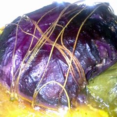 A picture of Sig's Red stuffed Cabbage.