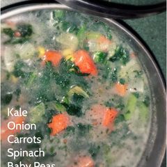 A picture of Easy vegetarian soup that tastes good.