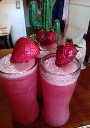 Una foto de Licuado de Frutilla 🍓🍓