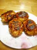 Teriyaki Chicken Meatballs with Enoki Mushrooms