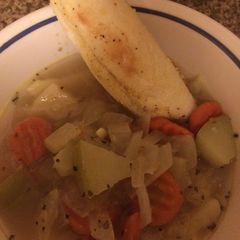 A picture of Onion Soup.