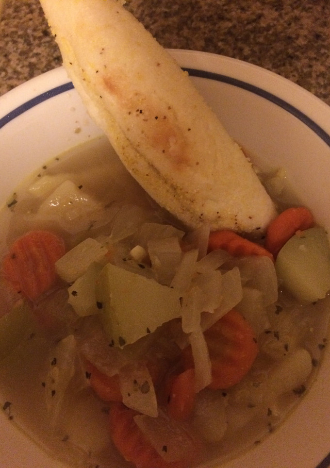 A picture of Onion Soup.