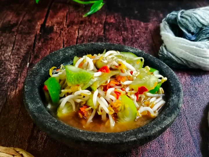 Cara Sederhana Menyiapkan Resep  Reuceuh Timun Tauge yang Bisa Manjain Lidah, Lezat Sekali