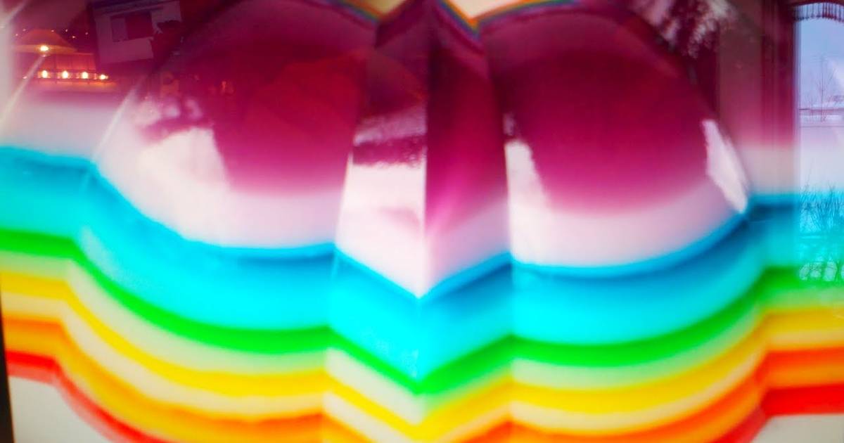 Vodka Infused Rainbow Jello Mold - Make It Like a Man!