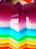 Spiked Rainbow Jello Mold