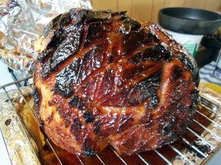 Apricot Glazed Ham