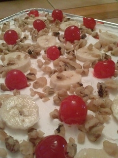 A picture of Banana Split Cake.