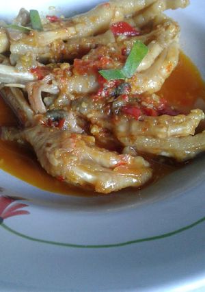 Foto resep Ceker ayam pedas