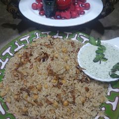 A picture of Brown onion rice 🍛#kobab #cookpadApp.