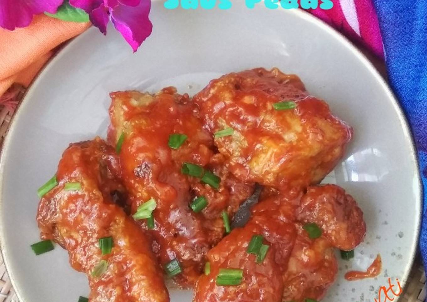 Ayam Goreng Tepung Saus Pedas
