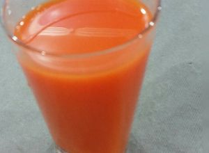 صورة لوصفة عصير الجزر والبرتقال
