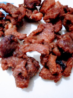 A picture of Deep fried pork.