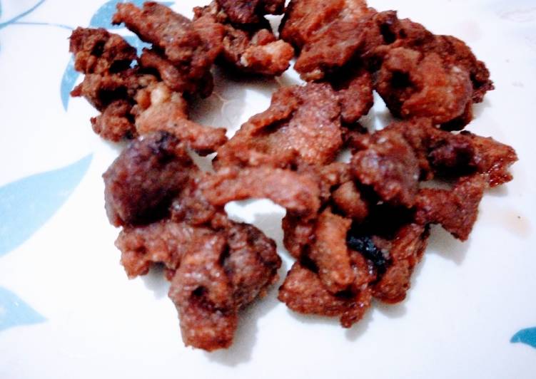 Simple Way to Prepare Speedy Deep fried pork