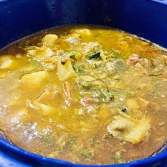 A picture of Mix soyabean sabzi.